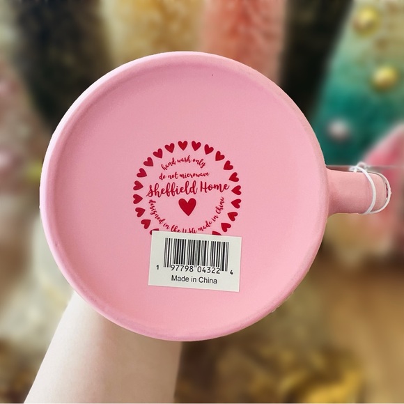 NEW Peppermint & Pine Soft Touch Colorful Heart Donuts Sprinkles Christmas Mug - Picture 12 of 12